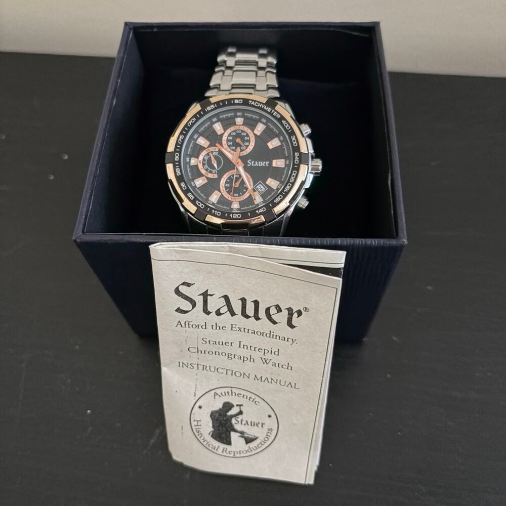 Stauer Intrepid Chronograph watch